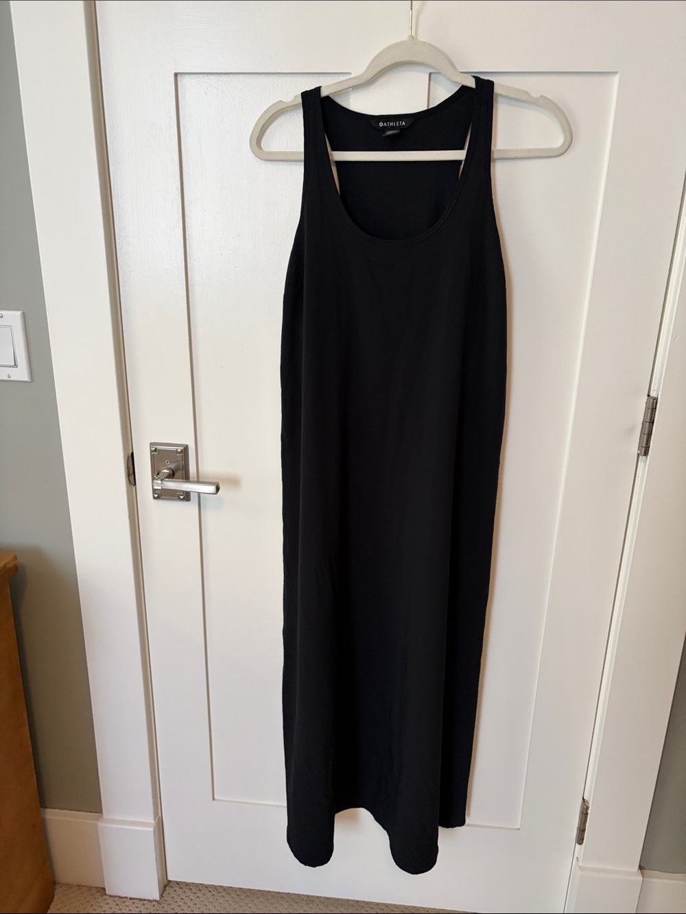 Athleta Racer Back Black Travel Dress